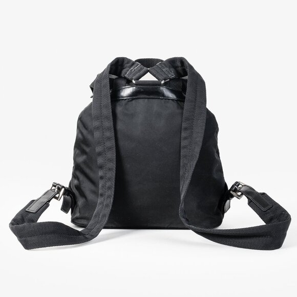 Prada Saffiano-Trimmed Tessuto Backpack - Picture 4 of 16